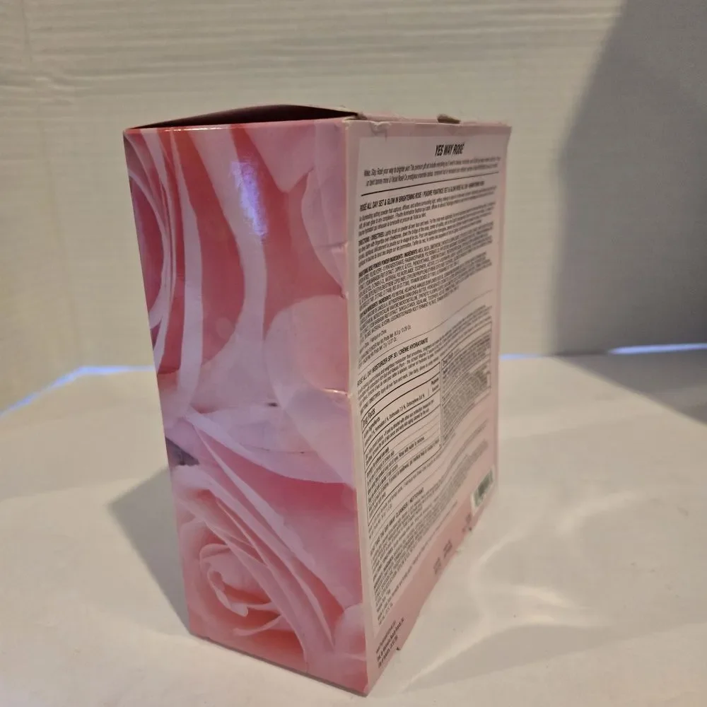 Physicians Formula Yes Way Rose SET Cleanser Moisturizer Setting Powder/Balm New